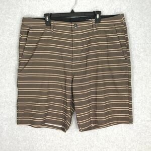 Volcom Shorts Mens Size 40 Hybrid Chino Surf Turf Water Repellant‎ Board Unlined